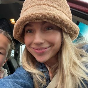 H&M Faux Shearling Bucket Hat